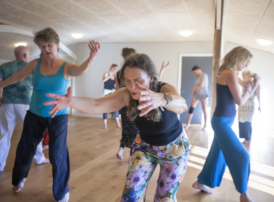 Mennesker som danser de 5 rytmer